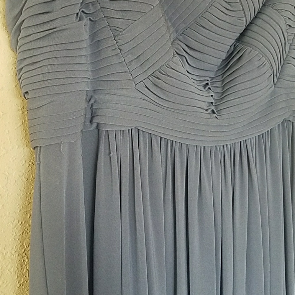 BCBG MaxAzria Long Gray Gown XS - Picture 7 of 8